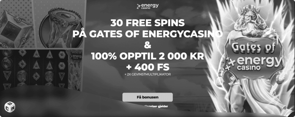 Energy casino freespins uten innskudd
