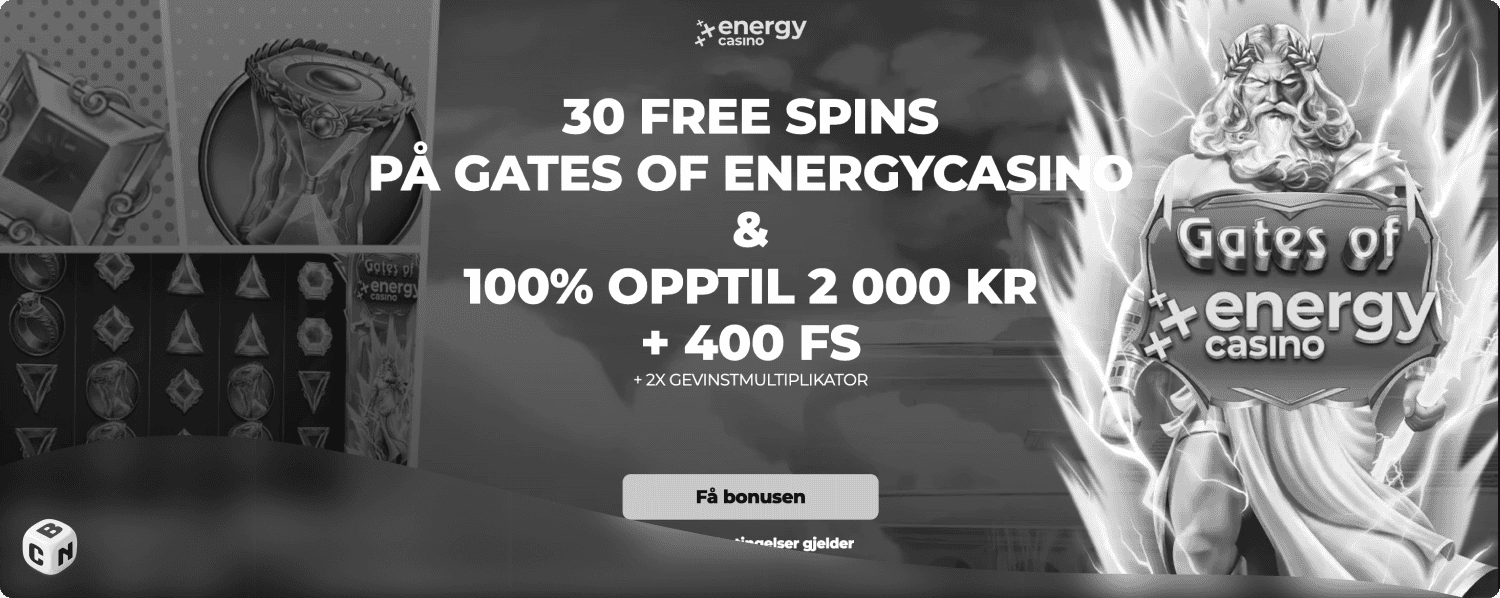 Energy casino freespins uten innskudd